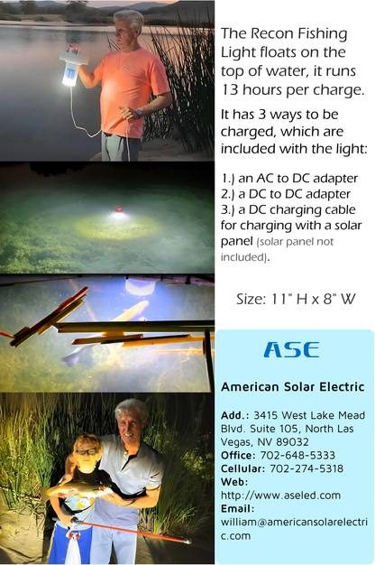 Recon Floating Fishing Light For Night Fishing